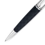 Police Cordia Silver & Blue Monogram Ballpoint Pen