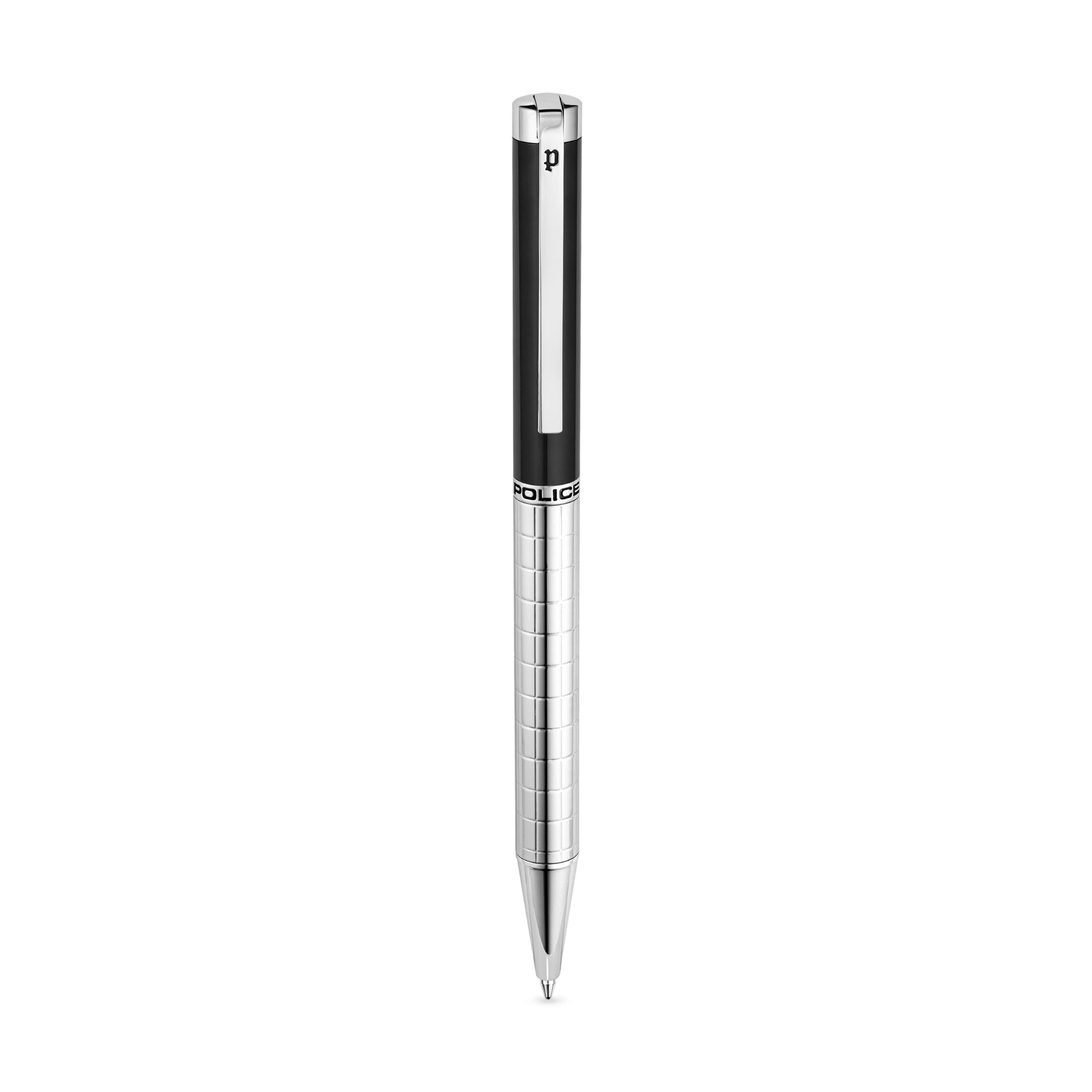 Police Precision Pen Barrel with P logo design on top of smooth body Main image
