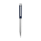 Police Precision Pen Textured Barrel Smooth Blue Upper Body Signature Band P Logo