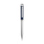 Police Precision Pen Textured Barrel Smooth Blue Upper Body Signature Band P Logo