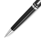 Police Aptos Black & Silver Ballpoint Pen