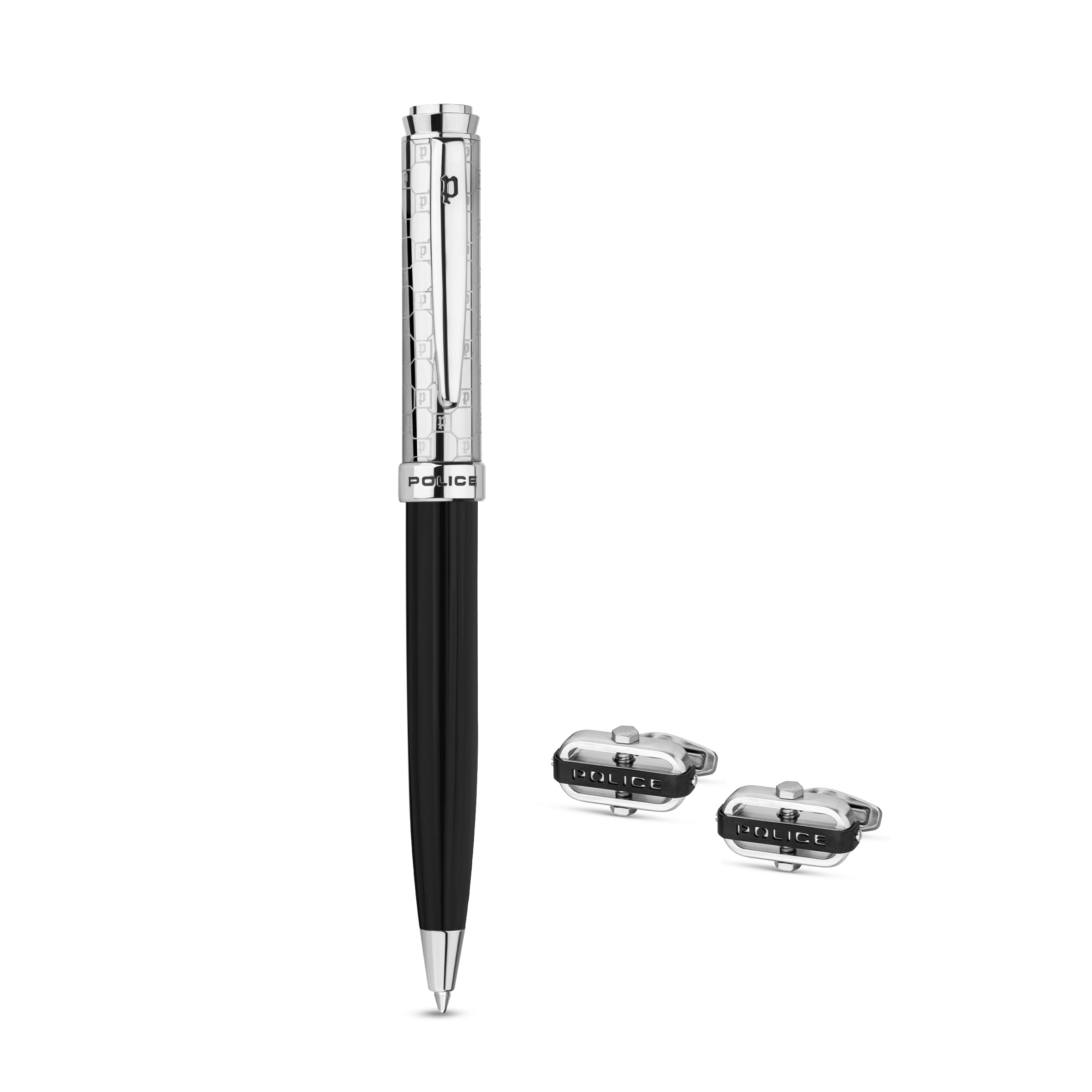 POLICE Simsun Pen Black &amp; Silver
