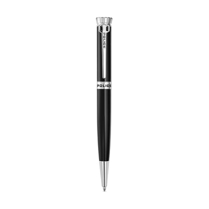 Police Gothic Pen with P Letter Crown Logo