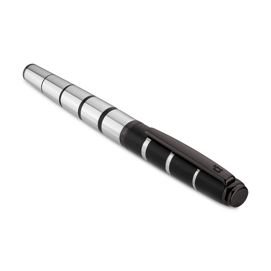 Police Polished Black Rings Pen