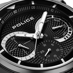 Police Men’s Gunmetal Black Dial Multifunction Bracelet Watch