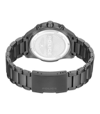 Police Men’s Gunmetal Black Dial Chronograph Bracelet Watch