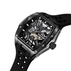 Police Batman Limited Edition Men’s Black Skeleton Dial Silicone Watch