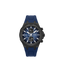 Police Case, Black To Blue Dial, Blue Silicon watch