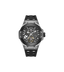 Police Black TR90 Case Watch with Black & Gunmetal Dial and Black Silicone Strap