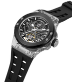Police Black TR90 Case Watch with Black & Gunmetal Dial and Black Silicone Strap
