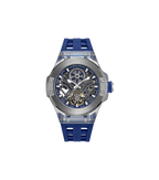 Police Gun Blue Case Watch with Blue Dial & Blue Silicone Strap