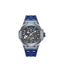 Police Gun Blue Case Watch with Blue Dial & Blue Silicone Strap