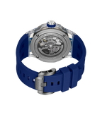 Police Gun Blue Case Watch with Blue Dial & Blue Silicone Strap