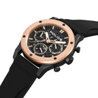 Notty Multifunction Chronograph Watch with Brown Dial