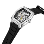 Police Steel Case, Black  Dial, Black Silicone