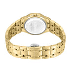 Police Moonlight Women's 32mm  Gold-Plated Watch with White Mother-of-Pearl Dial & 316L Stainless Steel 5-Link Bracelet