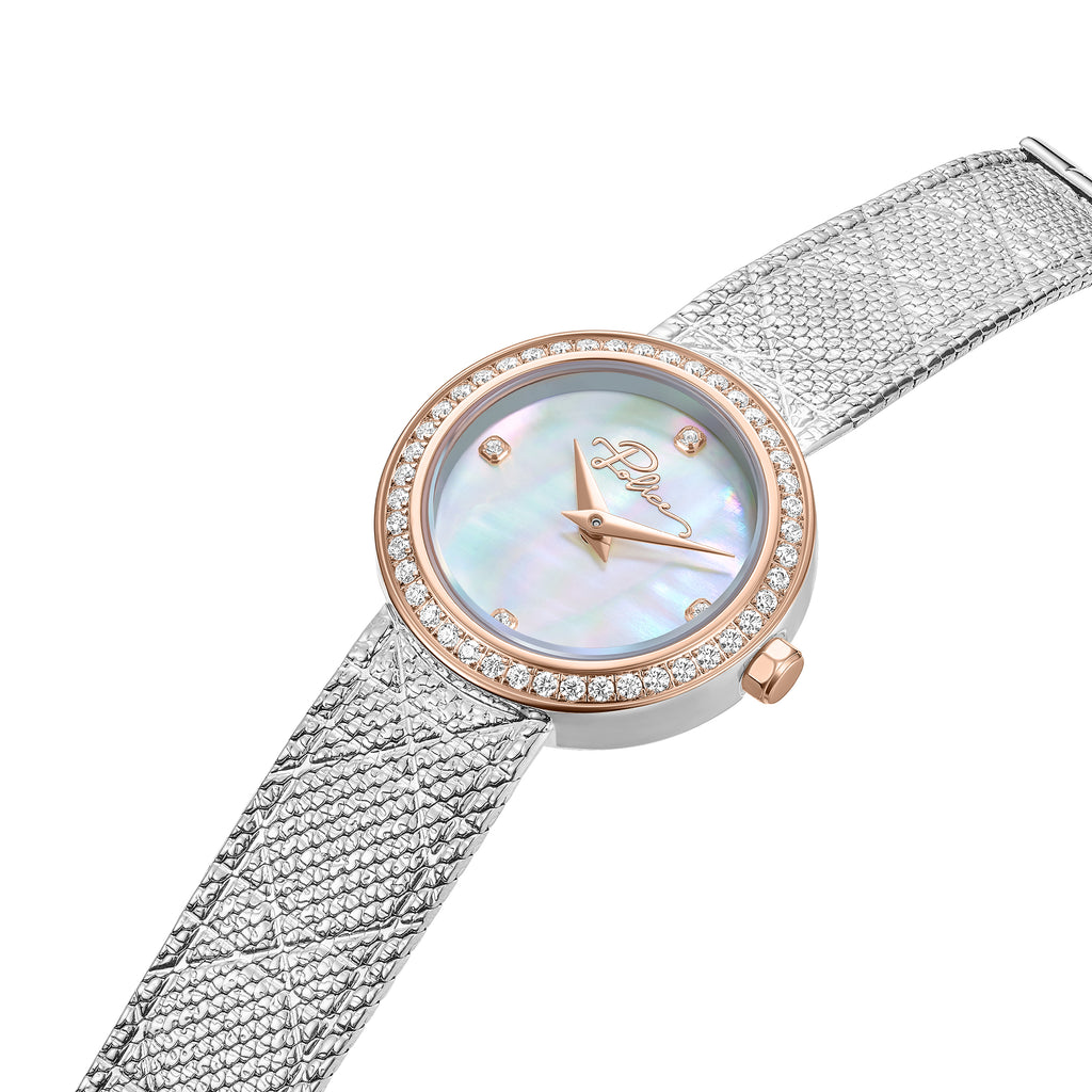 Police Flare Women's 26MM Silver Analog Metal Strap Watch