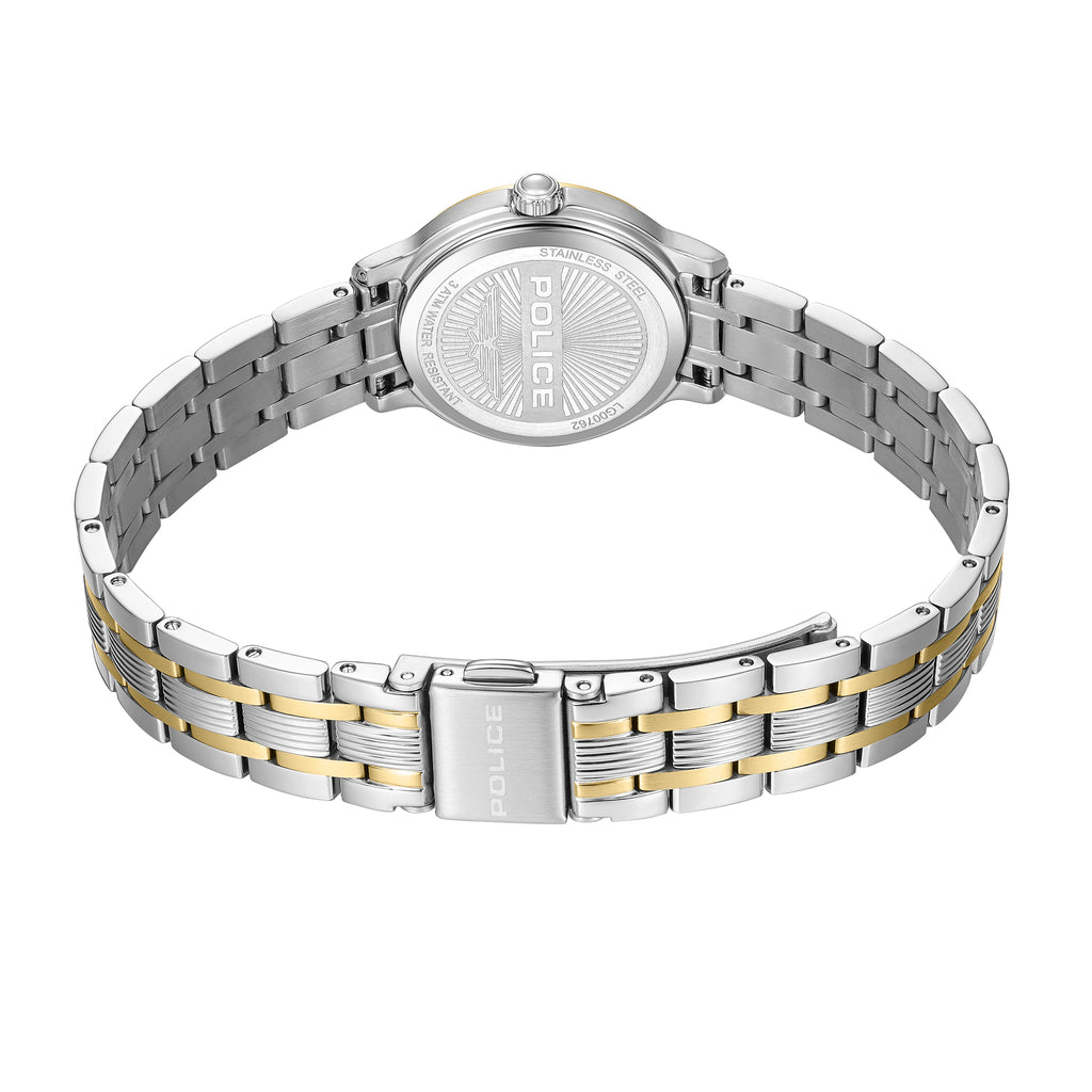 Police Women's 27mm Two-Tone Watch with Green Dial