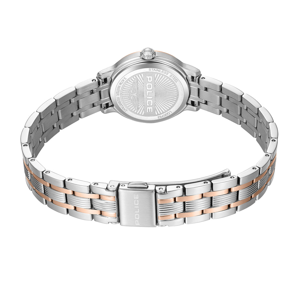 Police Women's 27mm Two-Tone Watch with Grey Dial