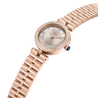 Police Women’s Rose Gold Crystal Bezel Pink Dial Watch
