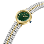 Police Women’s Two-Tone Green Dial Watch