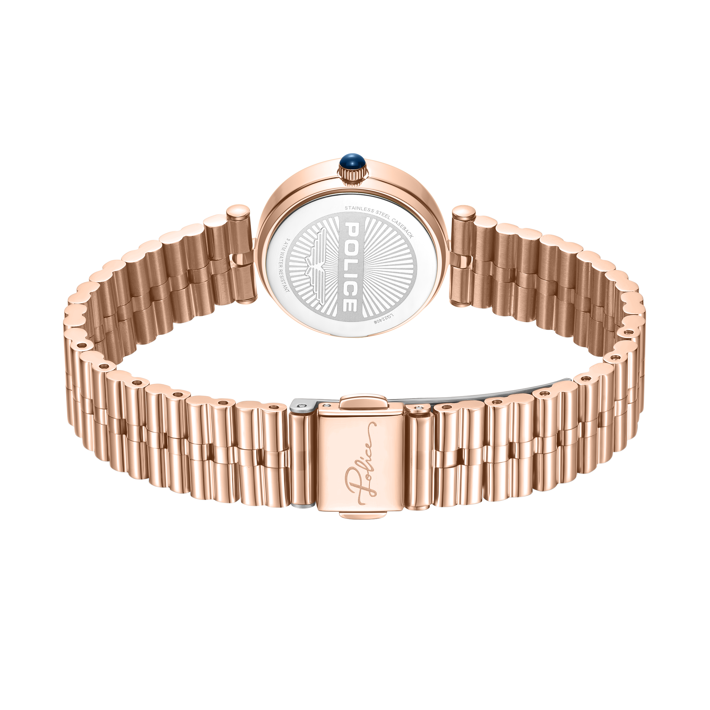 Police Women’s Rose Gold White Dial Watch