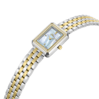 Police Women’s Two-Tone Crystal Bezel Silver Dial Watch