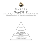 The product, a 100ml bottle of Parfum De Mahzen Molecule Oudh Extrait De Parfum, is not visible.