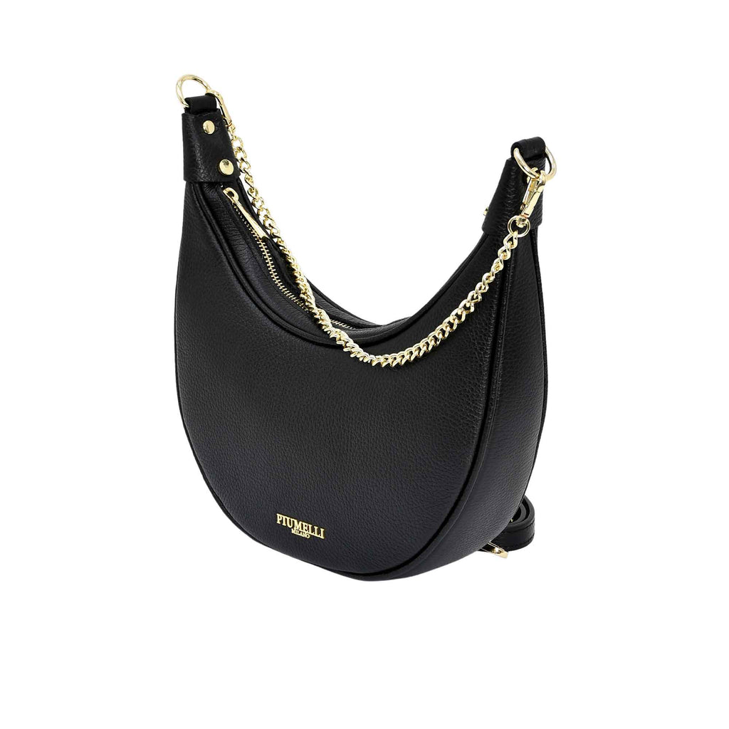Piumelli Women's CONELIE M Dollaro Leather Polyester Lining Shoulder Bag