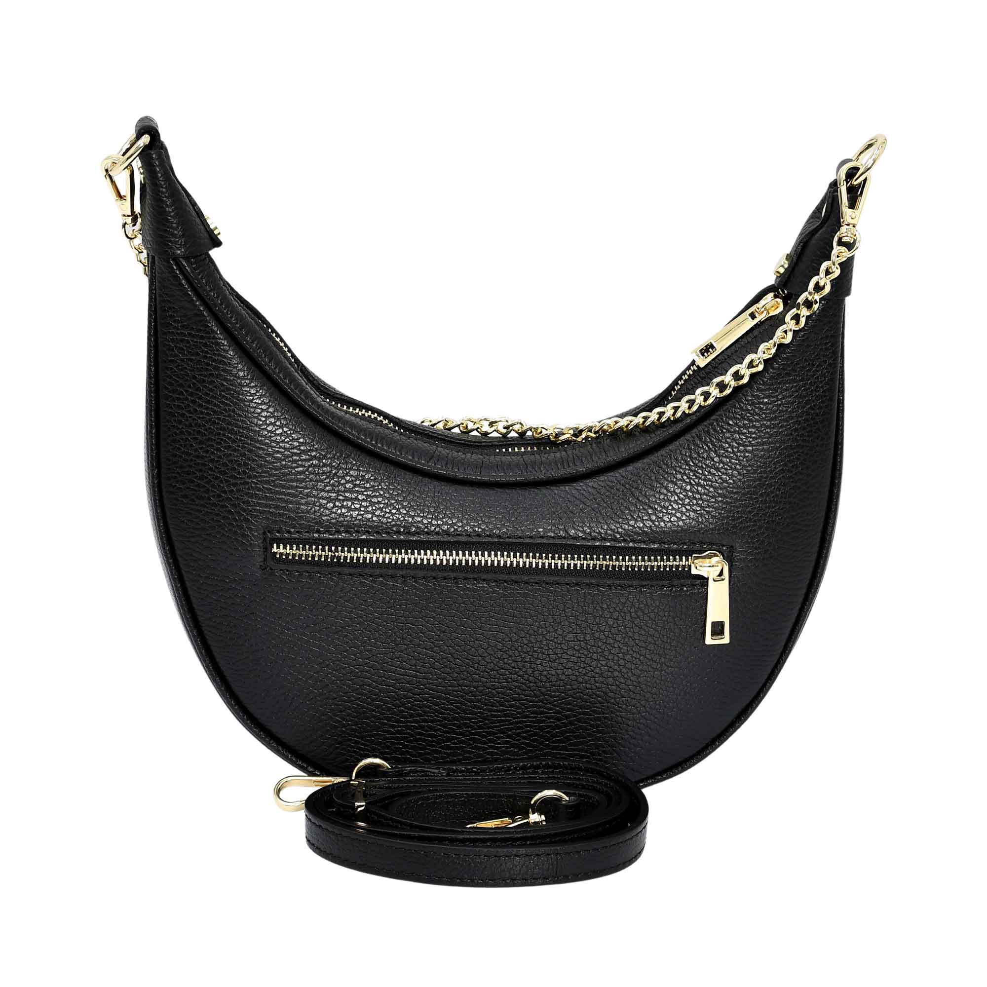 Piumelli Women's CONELIE M Dollaro Leather Polyester Lining Shoulder Bag