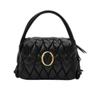 Orlandi Valentino Women's Leather Hand Bag with Studs