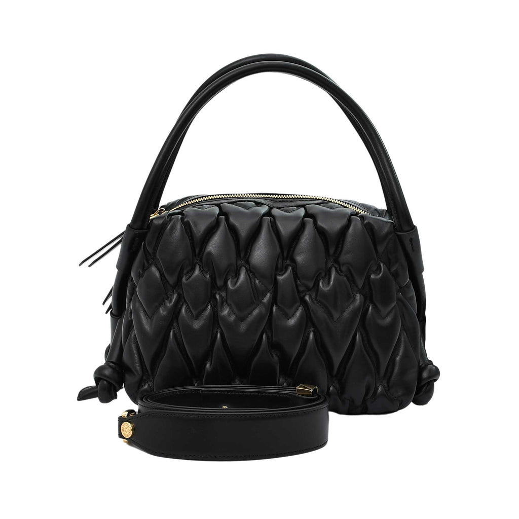 Orlandi Valentino Women's Leather Hand Bag with Studs