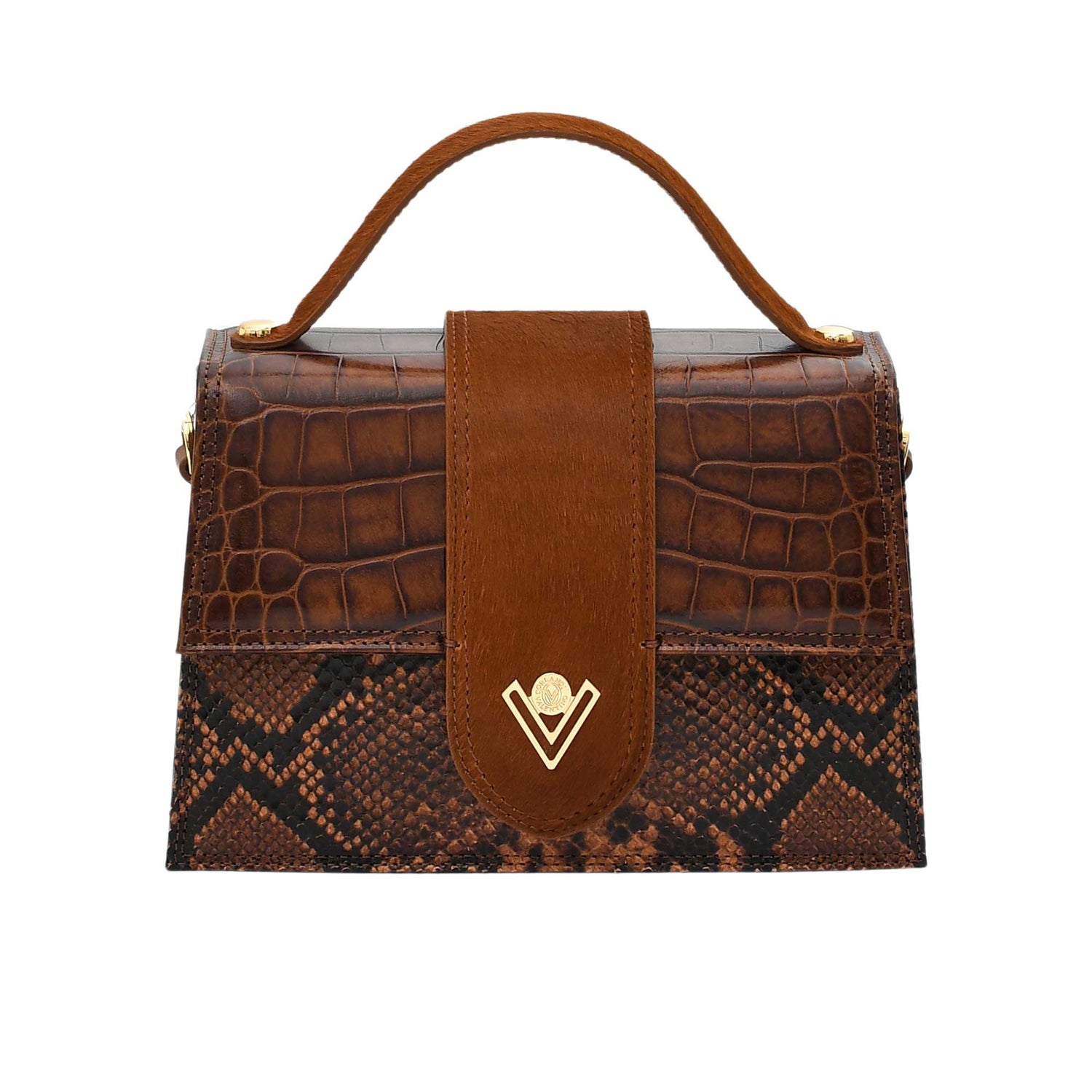 Orlandi Valentino Women's Leather Hand Bag