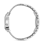 Saint Honoré Paris Stainless Steel Diamond Black Dial Bracelet Watch