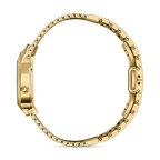 Saint Honoré Paris Gold IP Diamond White Dial Bracelet Watch