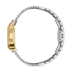 Saint Honoré Gold IP Diamond White Dial Two-Tone Bracelet Watch