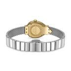 Saint Honoré Gold IP Diamond White Dial Two-Tone Bracelet Watch