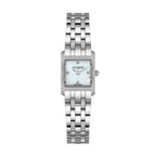 Saint Honore Stainless Steel Case with White Mother of Pearl Dial & 4 Diamonds