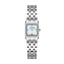 Saint Honore Stainless Steel Case with White Mother of Pearl Dial & 4 Diamonds