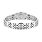 Saint Honore Stainless Steel Case with White Mother of Pearl Dial & 4 Diamonds