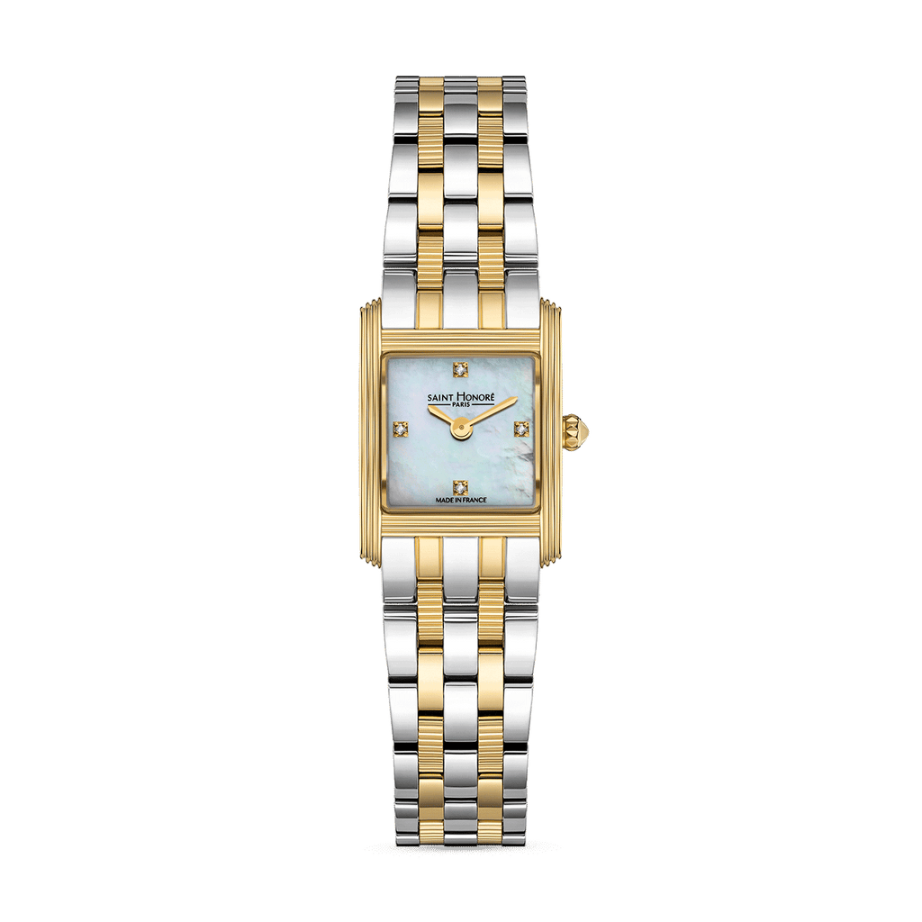 Saint Honore Minigap Case White Mop Dial Women's Watch