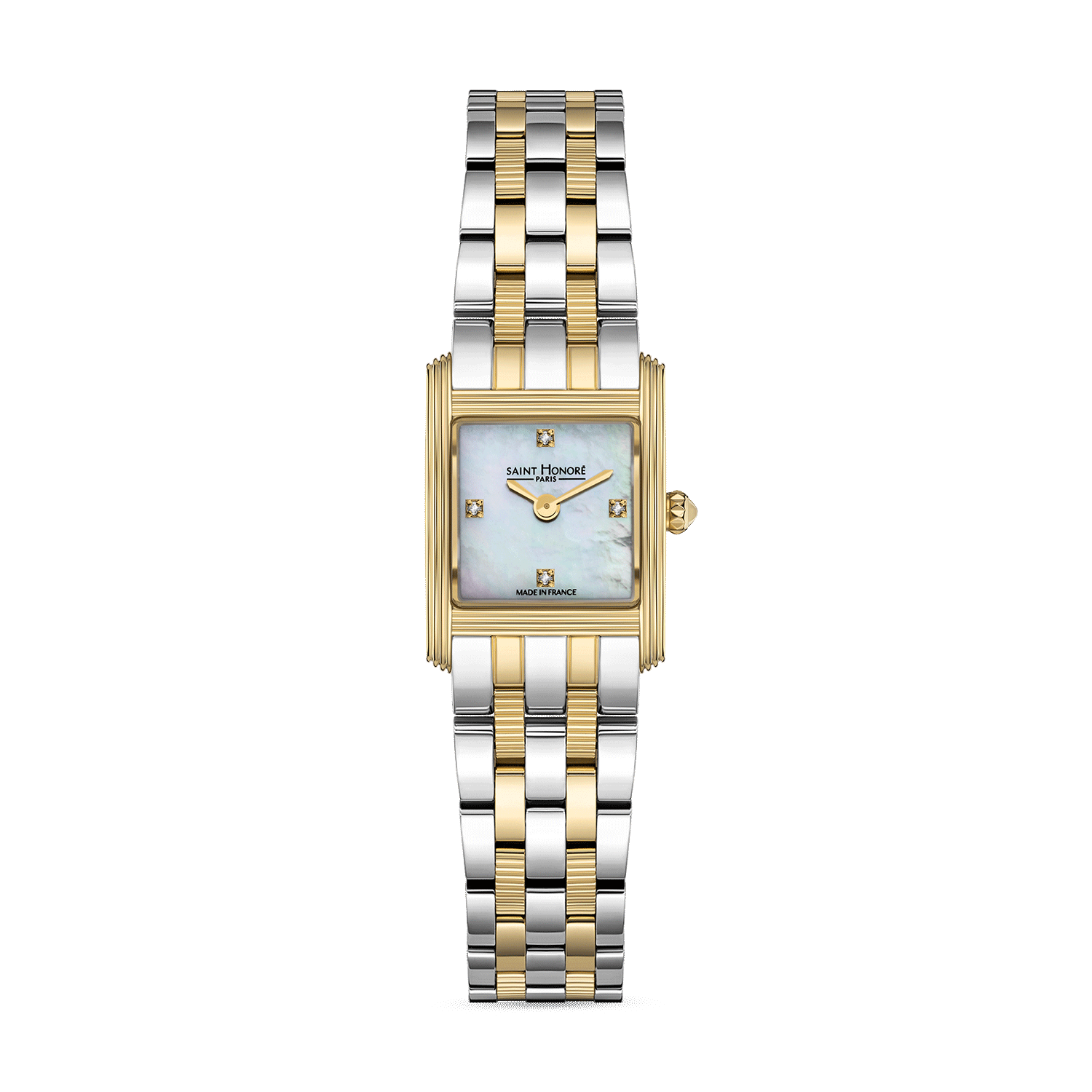 Saint Honore Minigap Case White Mop Dial Women's Watch