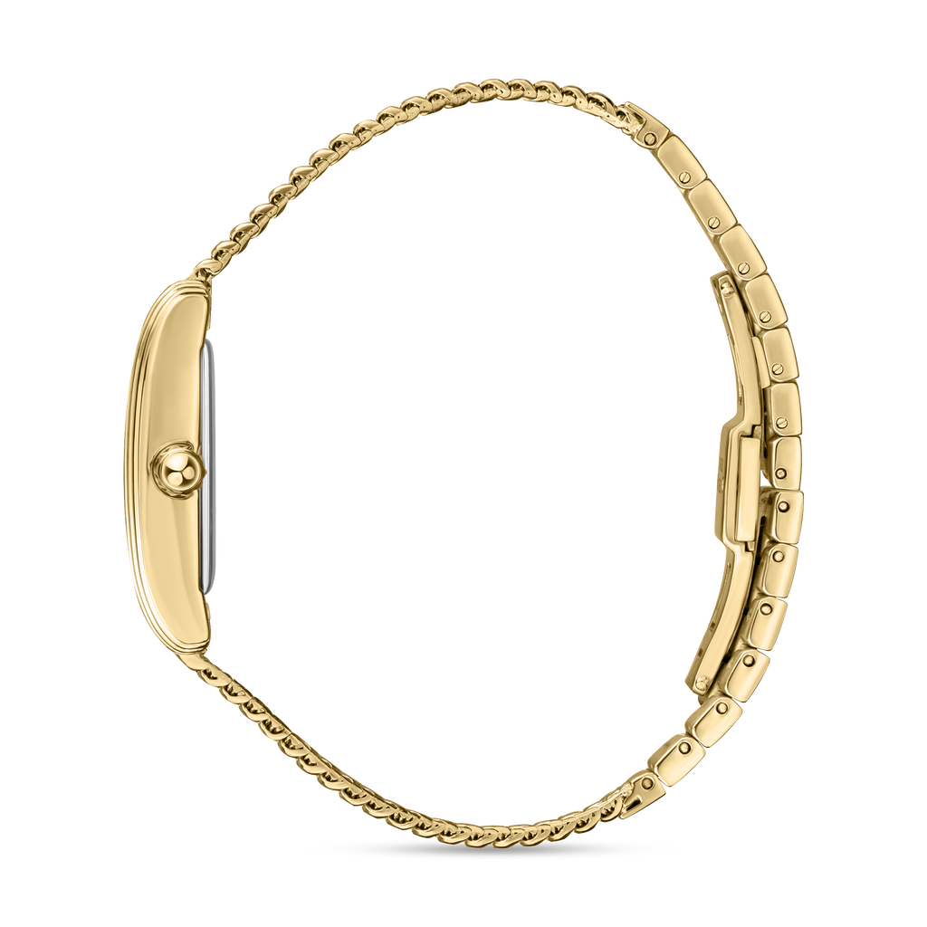 Saint Honoré Women’s 26mm Gold-Tone Mother-of-Pearl Diamond Watch