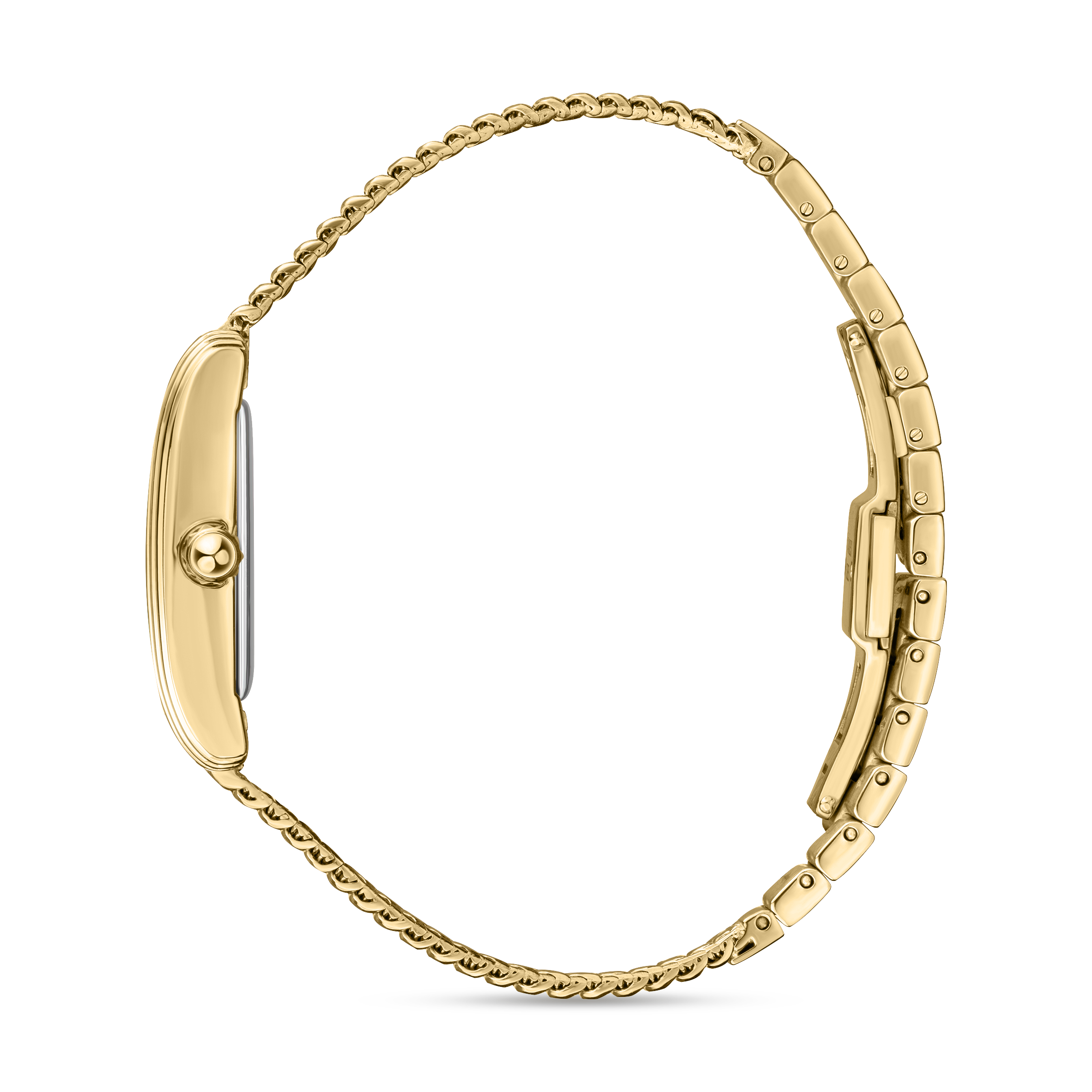 Saint Honoré Women’s 26mm Gold-Tone Mother-of-Pearl Diamond Watch