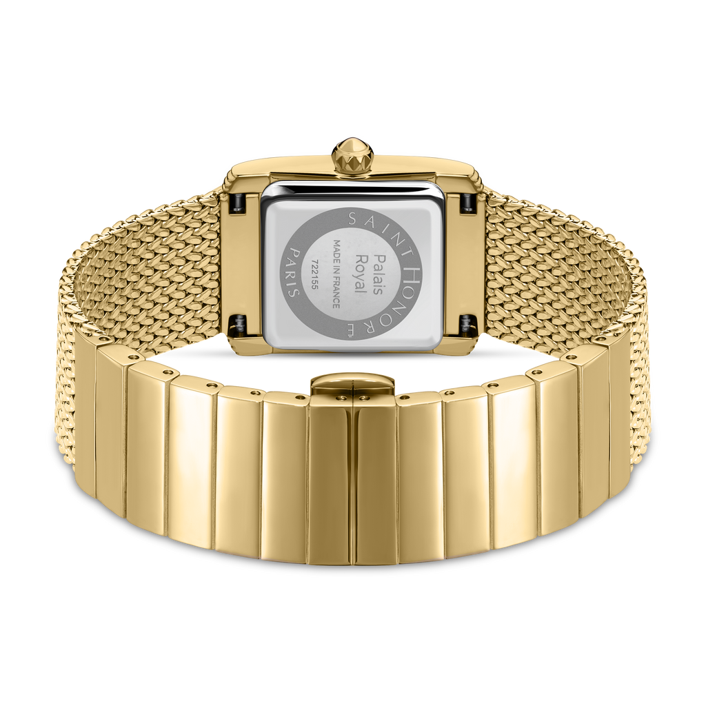 Saint Honoré Women’s 26mm Gold-Tone Mother-of-Pearl Diamond Watch