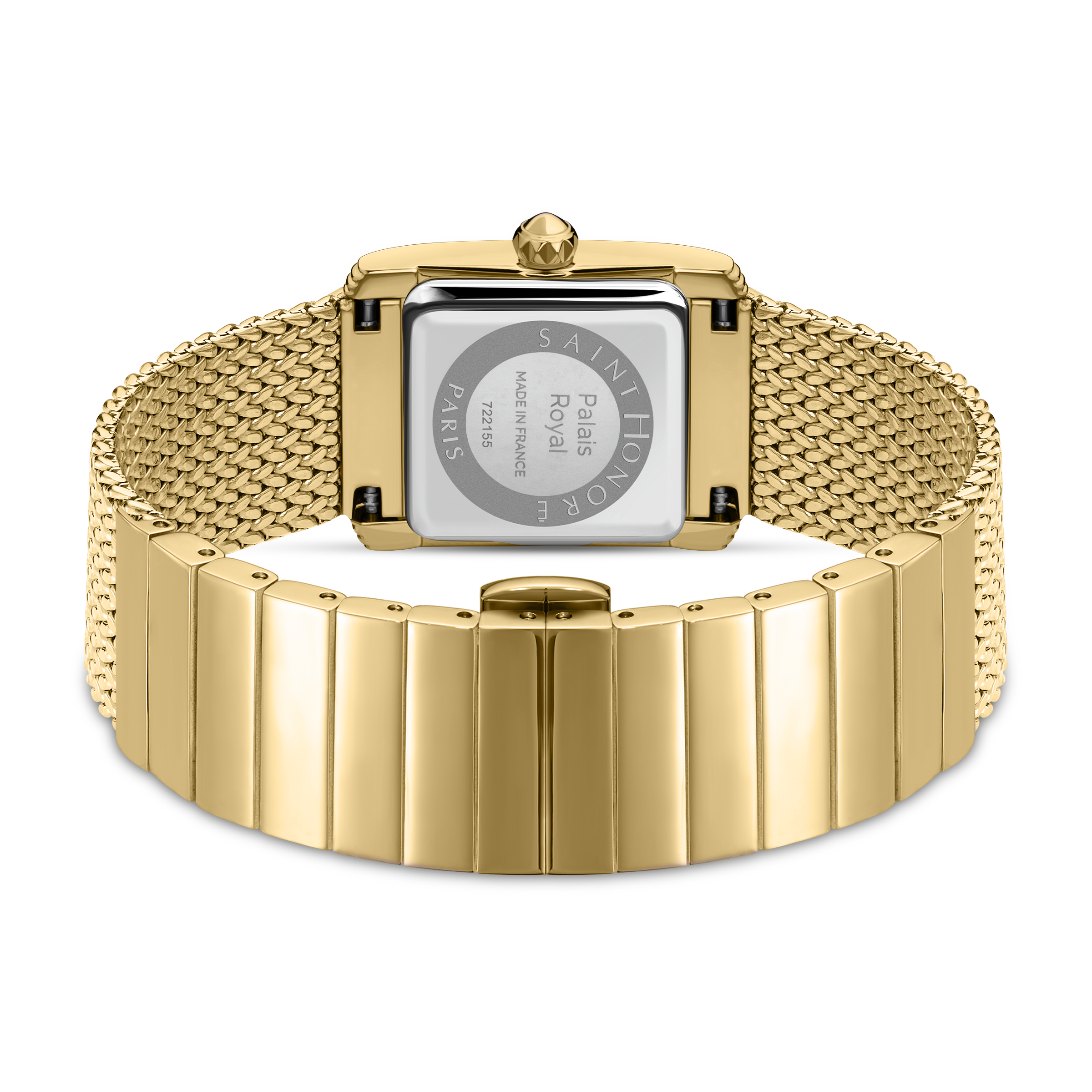 Saint Honoré Women’s 26mm Gold-Tone Mother-of-Pearl Diamond Watch