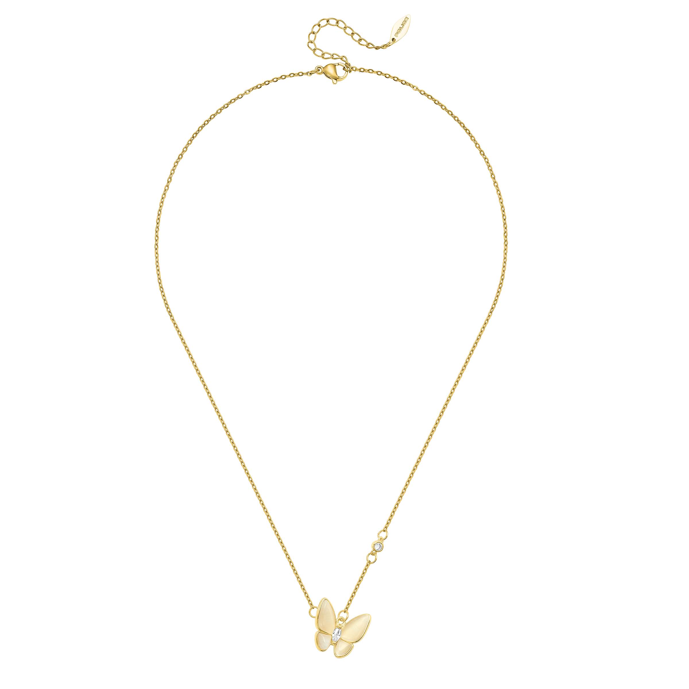 Police Psyche Butterfly Chain Necklace