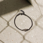 POLICE  REVELRY GUN WING LOGO MOTIF BRACELET