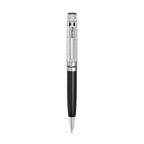Police Amasis black enamel ballpoint pen with stainless steel trims textured design luxury writing instrument Paris Gallery Qatar Shop the Latest Online