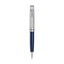 Police Amasis blue enamel ballpoint pen with stainless steel trims textured design luxury writing instrument Paris Gallery Qatar Shop the Latest Online